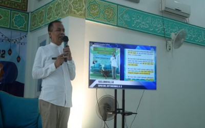 BAPAK KEPALA SEKOLAH MENJADI PEMATERI PERTAMA STUDI ISLAM RAMADHAN 2022